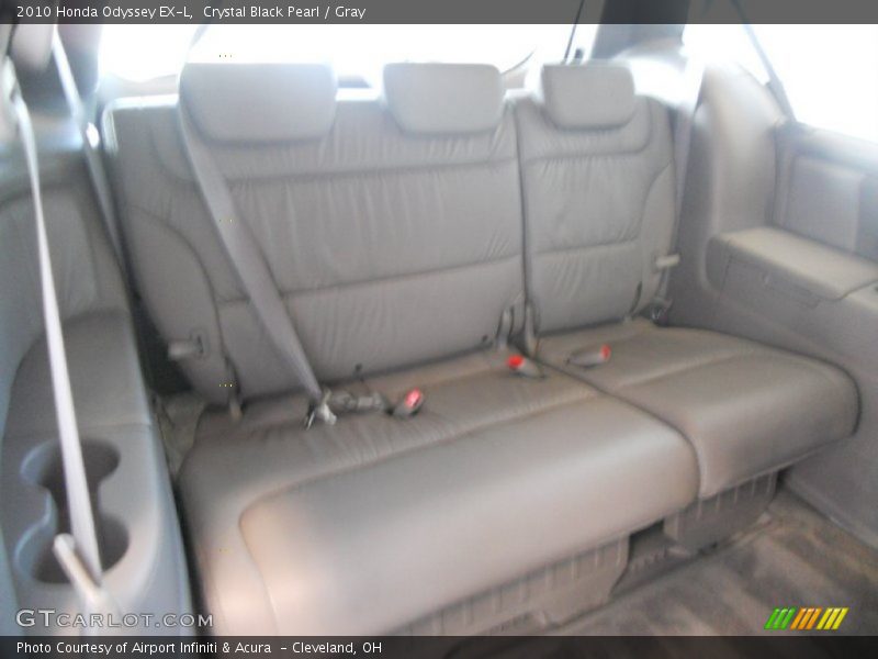 Crystal Black Pearl / Gray 2010 Honda Odyssey EX-L