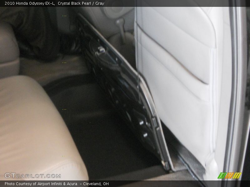 Crystal Black Pearl / Gray 2010 Honda Odyssey EX-L