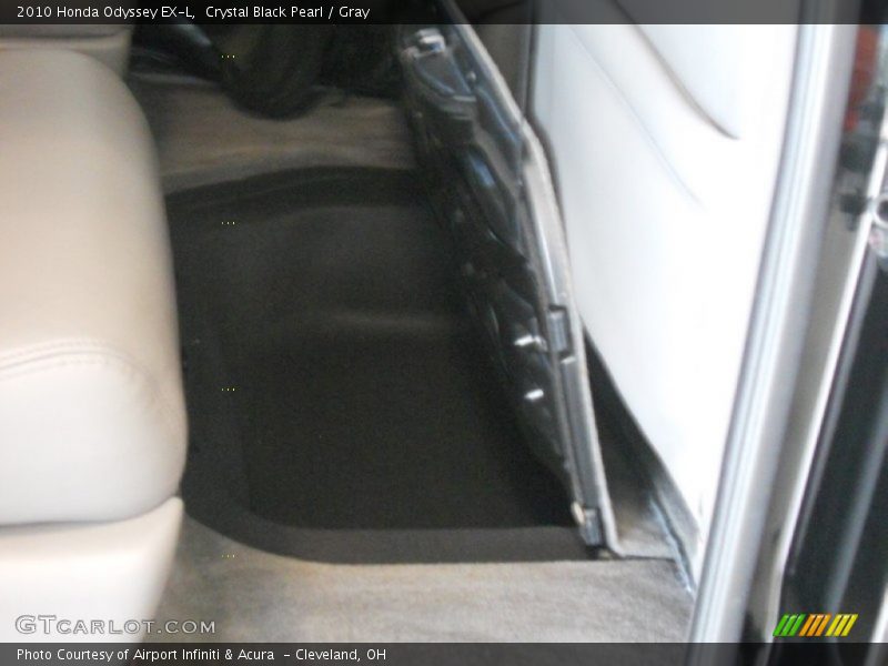Crystal Black Pearl / Gray 2010 Honda Odyssey EX-L