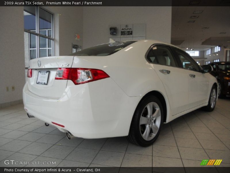 Premium White Pearl / Parchment 2009 Acura TSX Sedan