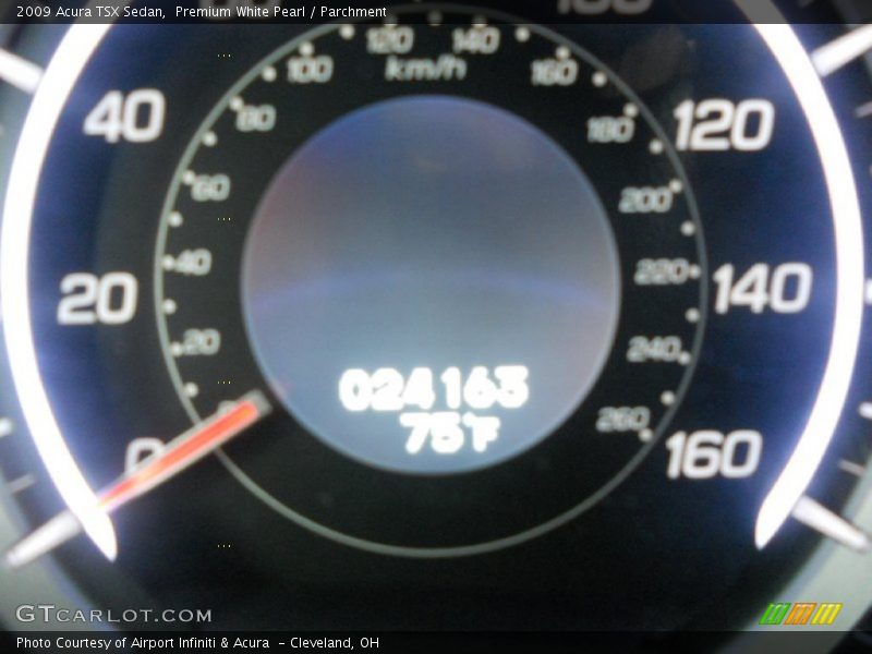 Premium White Pearl / Parchment 2009 Acura TSX Sedan