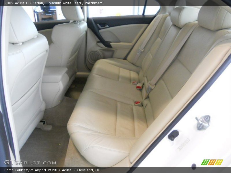 Premium White Pearl / Parchment 2009 Acura TSX Sedan
