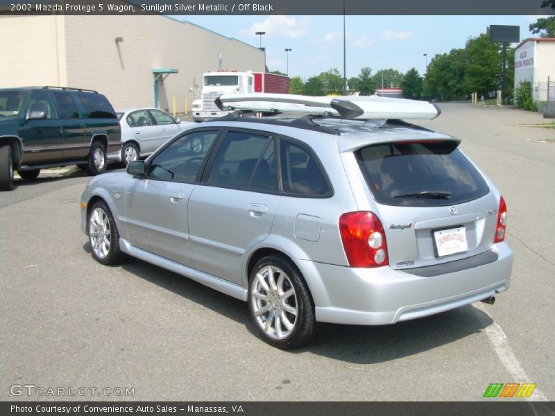 Sunlight Silver Metallic / Off Black 2002 Mazda Protege 5 Wagon
