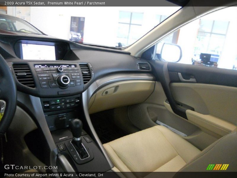 Premium White Pearl / Parchment 2009 Acura TSX Sedan