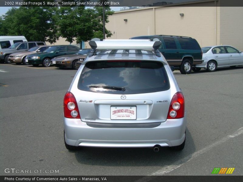 Sunlight Silver Metallic / Off Black 2002 Mazda Protege 5 Wagon