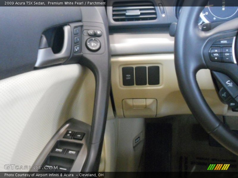 Premium White Pearl / Parchment 2009 Acura TSX Sedan