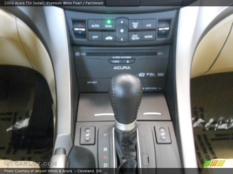 Premium White Pearl / Parchment 2009 Acura TSX Sedan