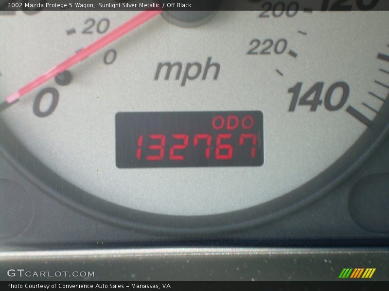 Sunlight Silver Metallic / Off Black 2002 Mazda Protege 5 Wagon