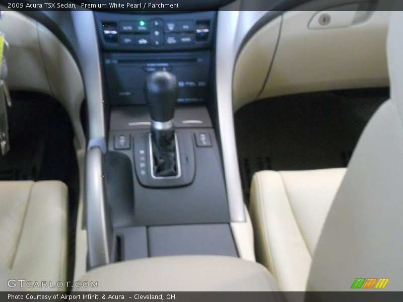 Premium White Pearl / Parchment 2009 Acura TSX Sedan