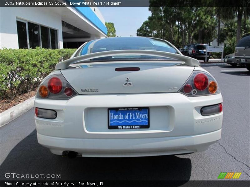 Dover White Pearl / Midnight 2003 Mitsubishi Eclipse GS Coupe