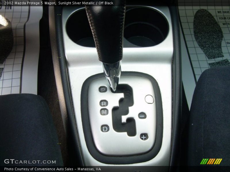 Sunlight Silver Metallic / Off Black 2002 Mazda Protege 5 Wagon