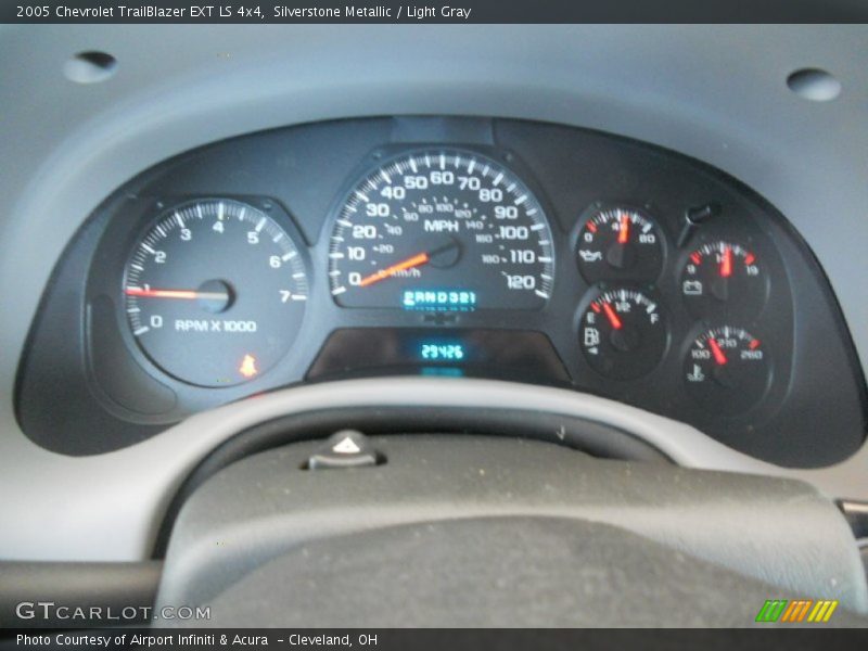 Silverstone Metallic / Light Gray 2005 Chevrolet TrailBlazer EXT LS 4x4