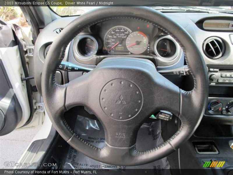 Dover White Pearl / Midnight 2003 Mitsubishi Eclipse GS Coupe