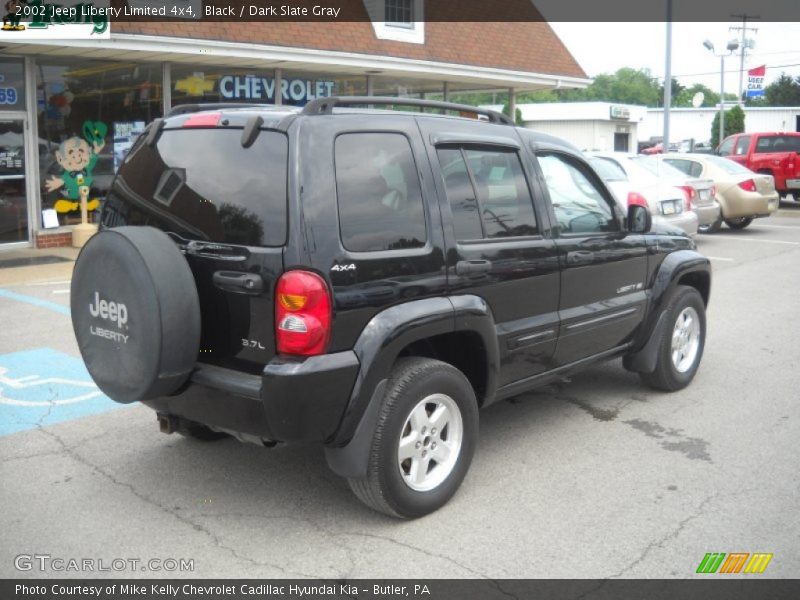 Black / Dark Slate Gray 2002 Jeep Liberty Limited 4x4