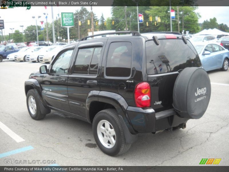 Black / Dark Slate Gray 2002 Jeep Liberty Limited 4x4