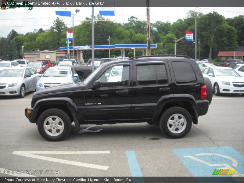 Black / Dark Slate Gray 2002 Jeep Liberty Limited 4x4