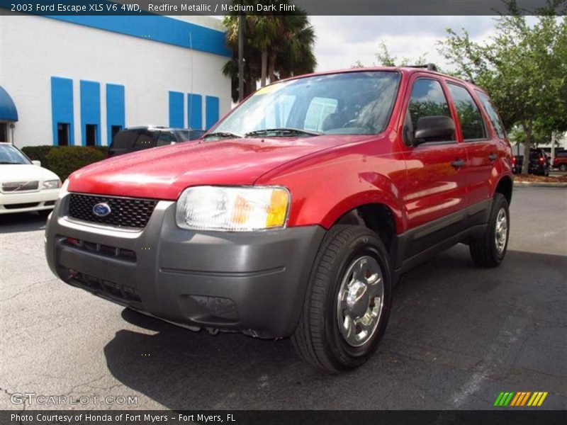 Redfire Metallic / Medium Dark Flint 2003 Ford Escape XLS V6 4WD