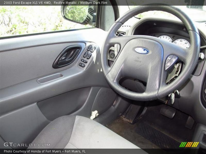 Redfire Metallic / Medium Dark Flint 2003 Ford Escape XLS V6 4WD