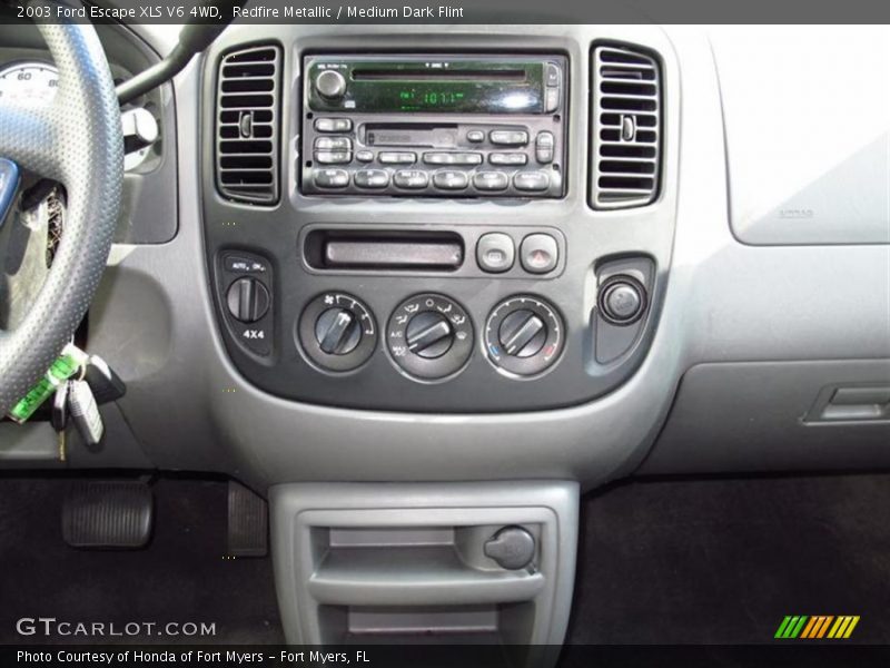Redfire Metallic / Medium Dark Flint 2003 Ford Escape XLS V6 4WD