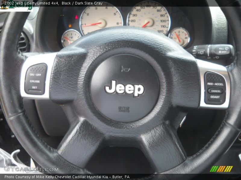 Black / Dark Slate Gray 2002 Jeep Liberty Limited 4x4