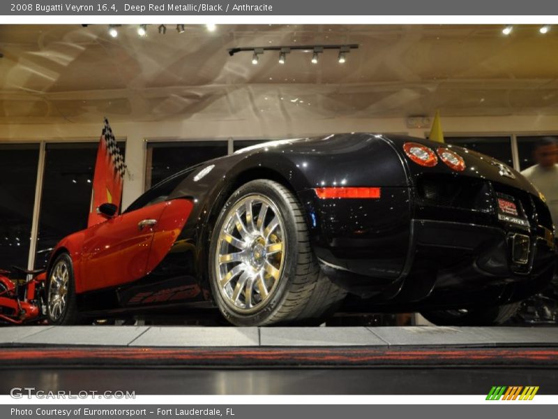 Deep Red Metallic/Black / Anthracite 2008 Bugatti Veyron 16.4