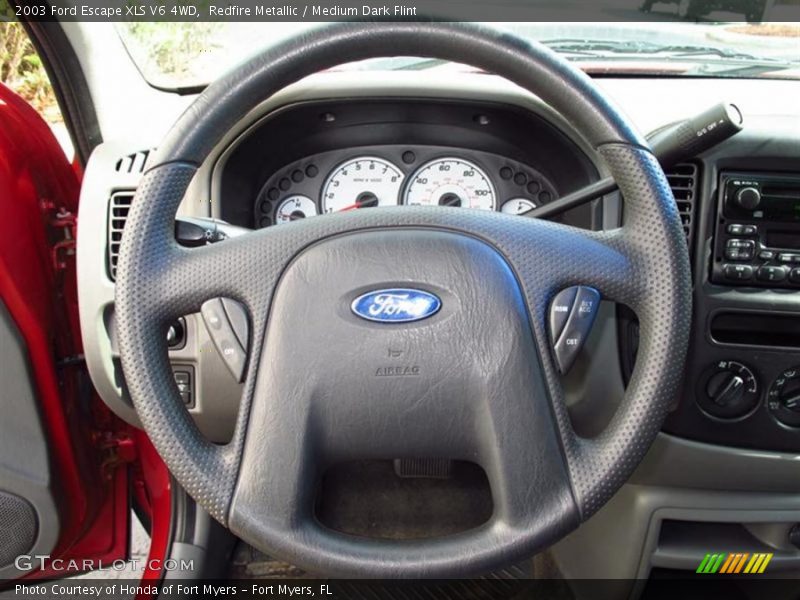 Redfire Metallic / Medium Dark Flint 2003 Ford Escape XLS V6 4WD