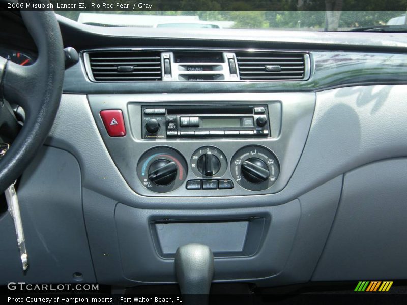 Rio Red Pearl / Gray 2006 Mitsubishi Lancer ES
