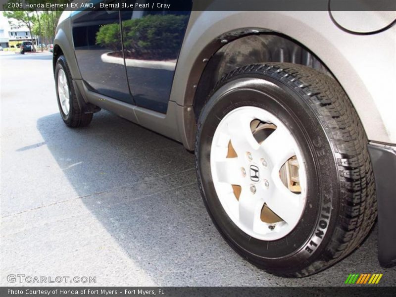 Eternal Blue Pearl / Gray 2003 Honda Element EX AWD