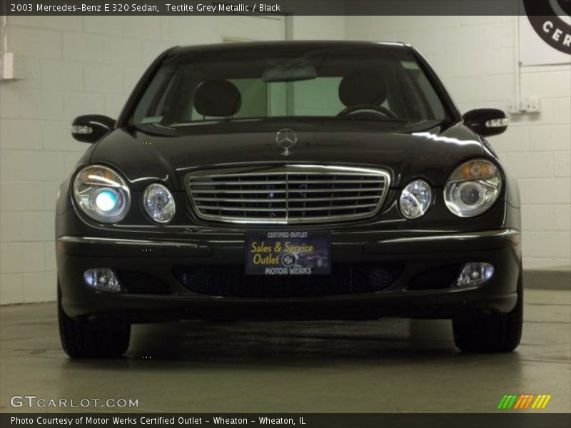 Tectite Grey Metallic / Black 2003 Mercedes-Benz E 320 Sedan