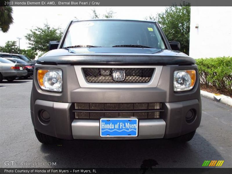 Eternal Blue Pearl / Gray 2003 Honda Element EX AWD