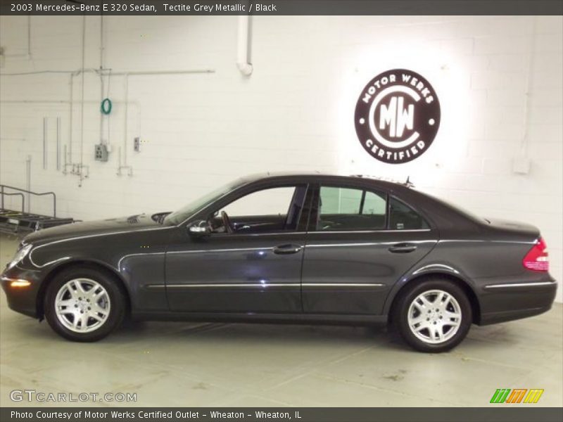 Tectite Grey Metallic / Black 2003 Mercedes-Benz E 320 Sedan