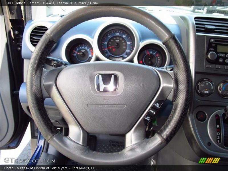 Eternal Blue Pearl / Gray 2003 Honda Element EX AWD