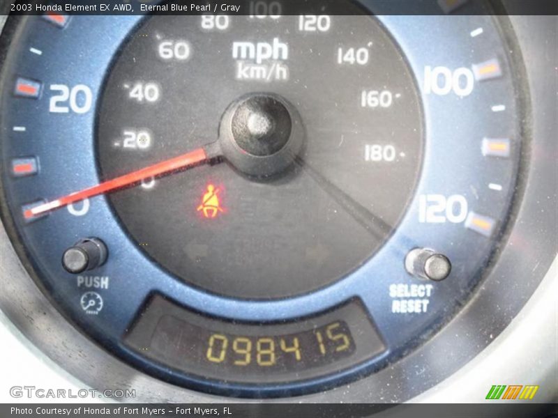 Eternal Blue Pearl / Gray 2003 Honda Element EX AWD