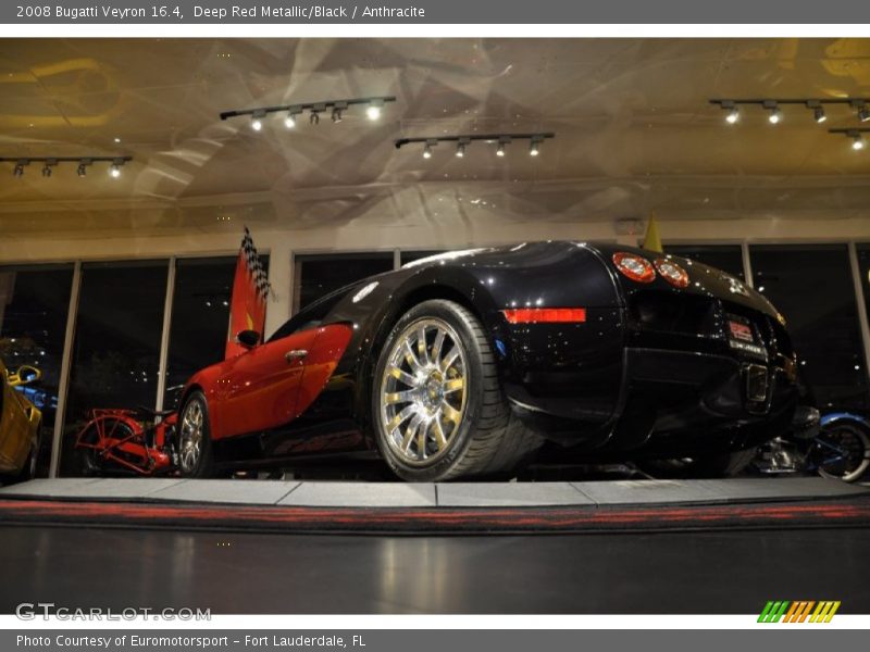 Deep Red Metallic/Black / Anthracite 2008 Bugatti Veyron 16.4
