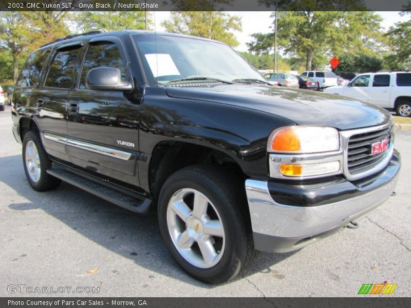Onyx Black / Neutral/Shale 2002 GMC Yukon SLT