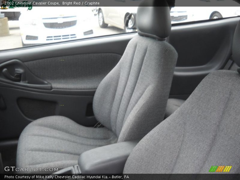 Bright Red / Graphite 2002 Chevrolet Cavalier Coupe