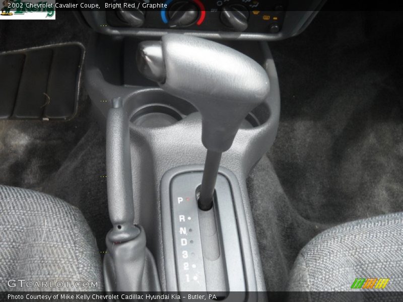 Bright Red / Graphite 2002 Chevrolet Cavalier Coupe