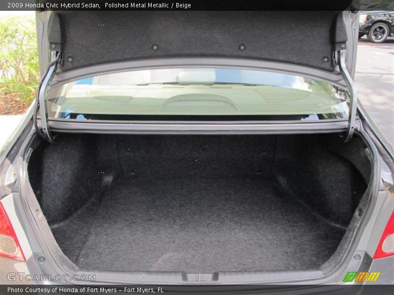 Polished Metal Metallic / Beige 2009 Honda Civic Hybrid Sedan