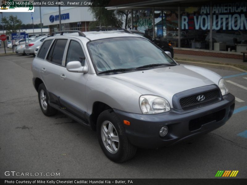 Pewter / Gray 2003 Hyundai Santa Fe GLS 4WD