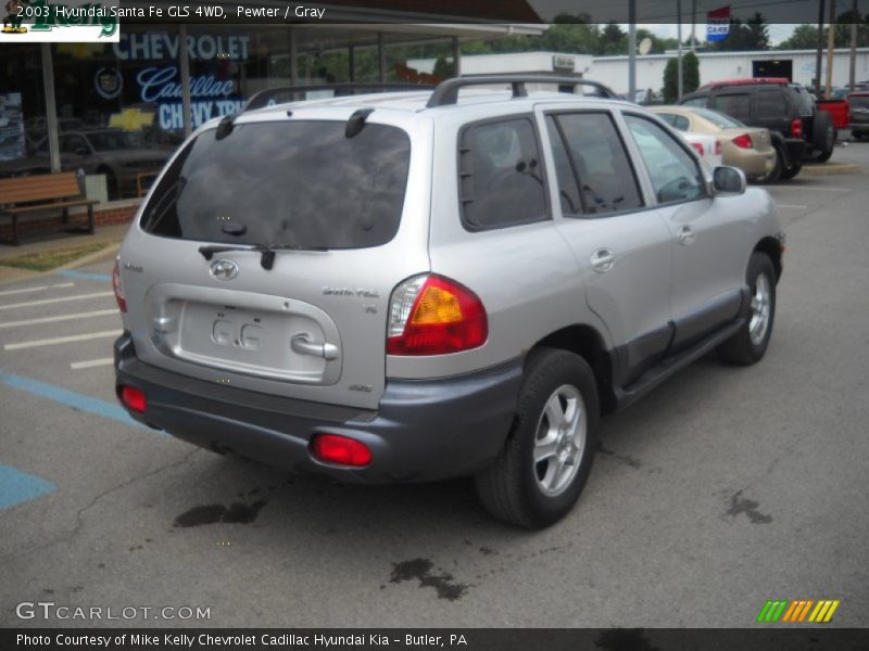 Pewter / Gray 2003 Hyundai Santa Fe GLS 4WD