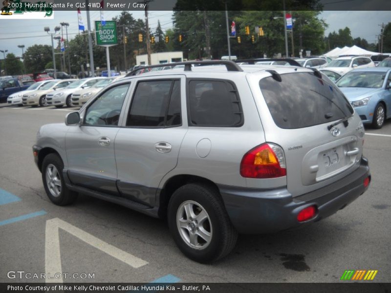 Pewter / Gray 2003 Hyundai Santa Fe GLS 4WD