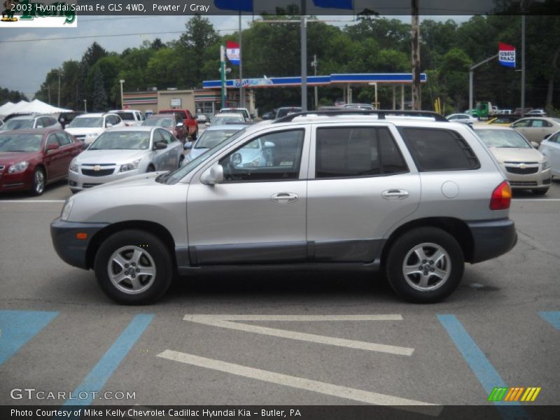Pewter / Gray 2003 Hyundai Santa Fe GLS 4WD