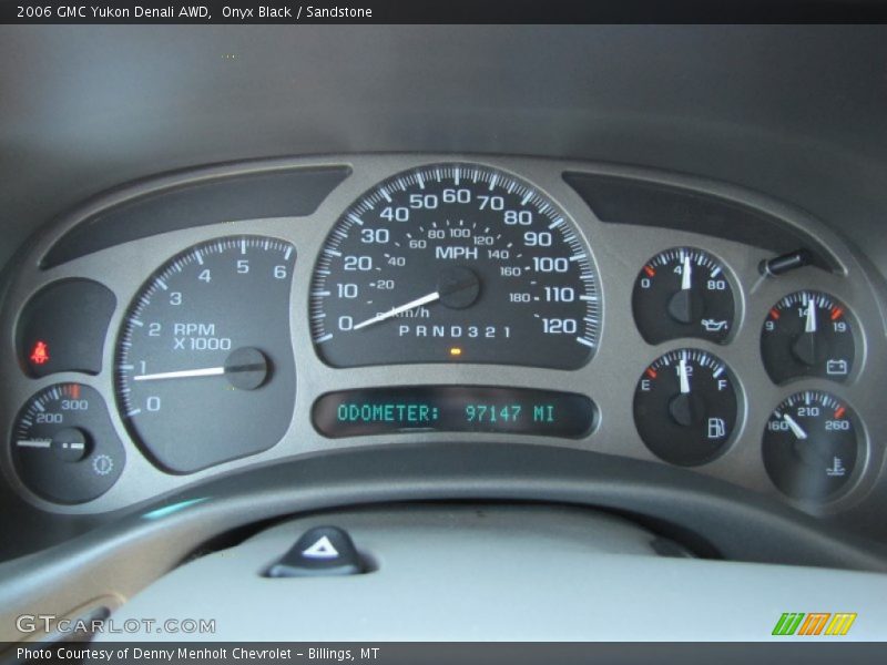 Onyx Black / Sandstone 2006 GMC Yukon Denali AWD