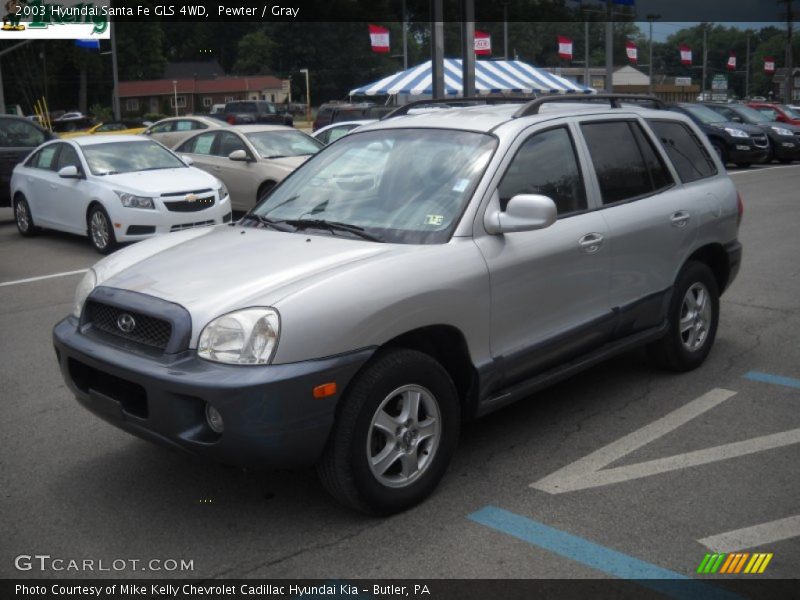 Pewter / Gray 2003 Hyundai Santa Fe GLS 4WD