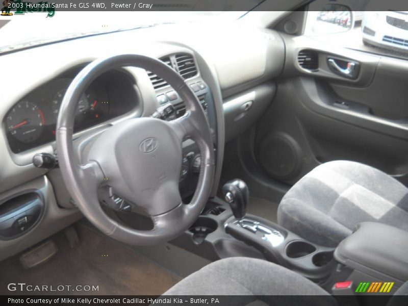 Pewter / Gray 2003 Hyundai Santa Fe GLS 4WD