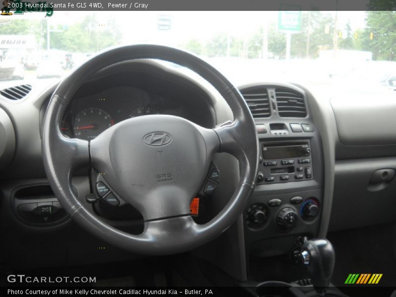 Pewter / Gray 2003 Hyundai Santa Fe GLS 4WD