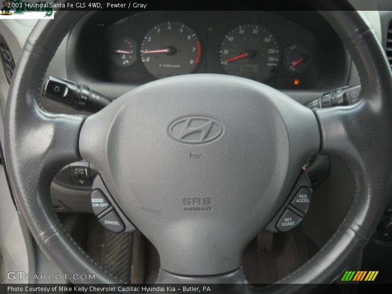 Pewter / Gray 2003 Hyundai Santa Fe GLS 4WD