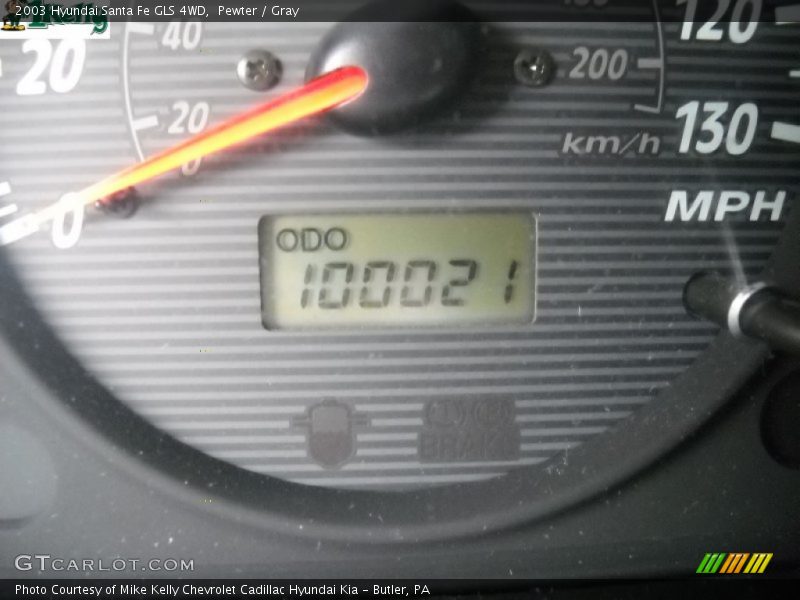 Pewter / Gray 2003 Hyundai Santa Fe GLS 4WD