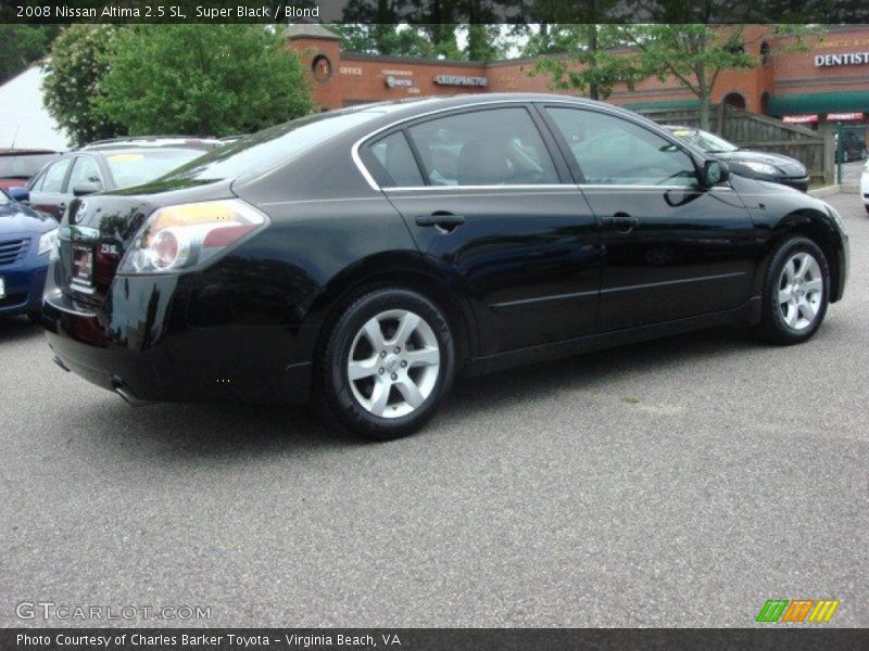Super Black / Blond 2008 Nissan Altima 2.5 SL