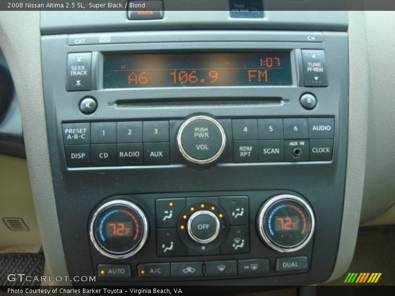 Super Black / Blond 2008 Nissan Altima 2.5 SL